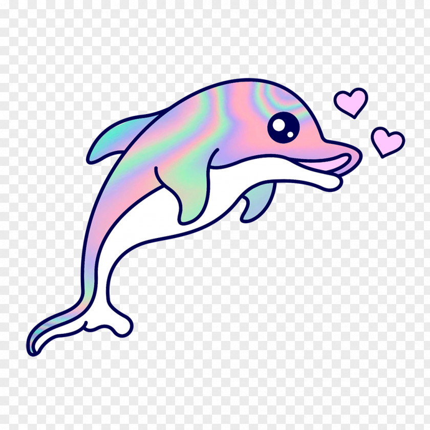 Cute Dolphin Forever Love Oceanic Porpoise Tattoo PNG
