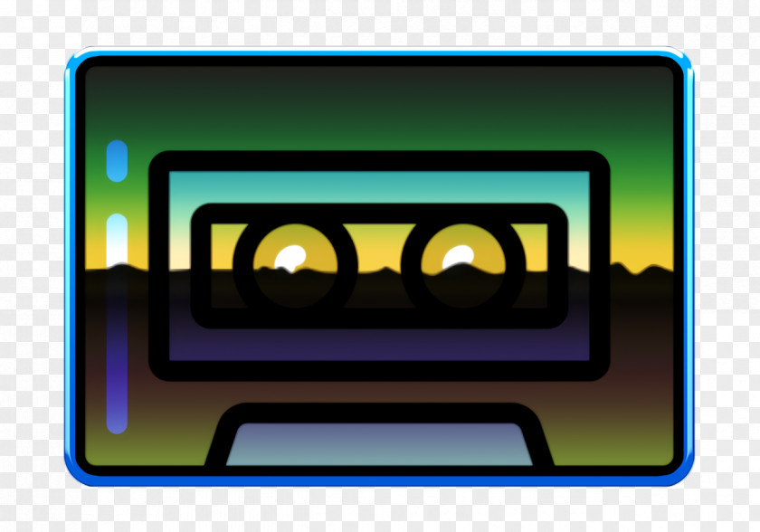 Display Device Electronic Cassette Icon Free Hipster PNG