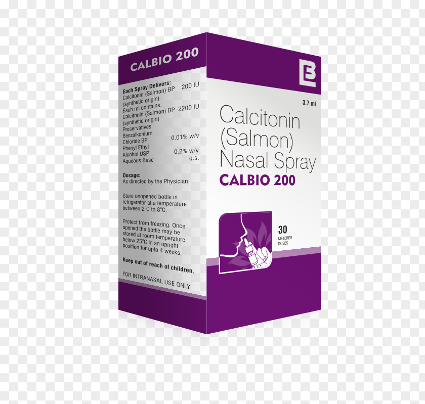 Nose Spray Calcitonin Salmon Nasal Gene-related Peptide Miacalcin PNG