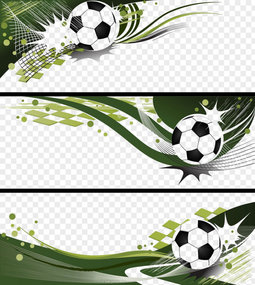 Creative Football Banners Banner Illustration PNG