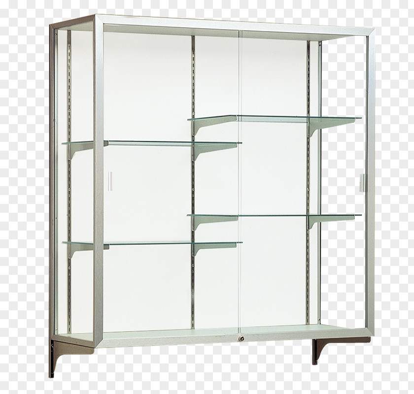 Display Box Shelf Case Furniture Glass Wall PNG