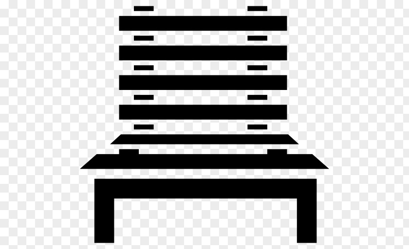 Furniture Rectangle Black And White PNG