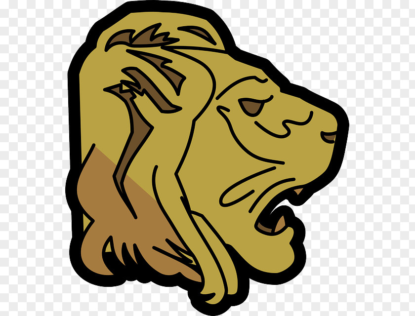 Lions Head Lion Drawing Clip Art PNG