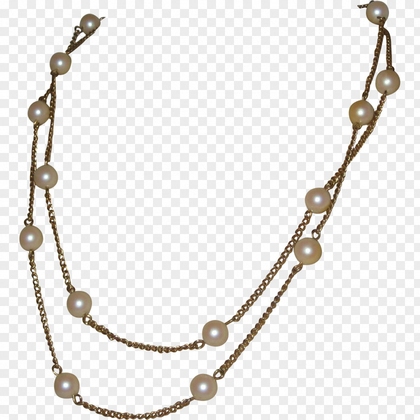 Necklace Pearl Earring Chain PNG