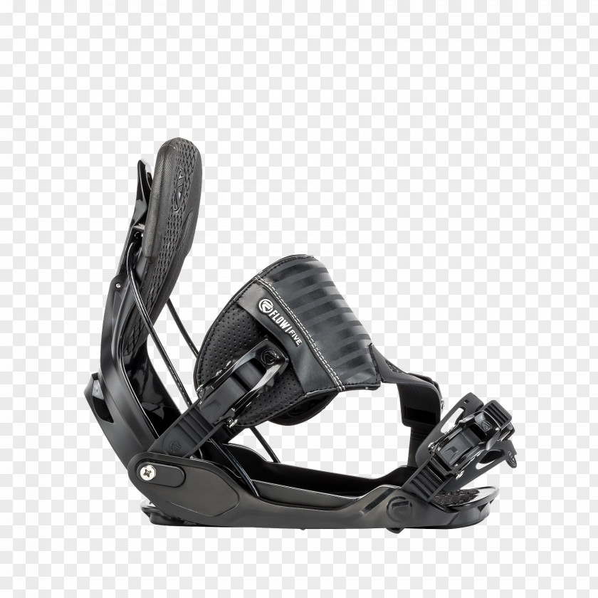 Snowboard Flow Five Hybrid Bindings Fusion PNG