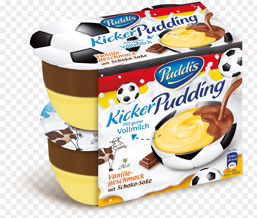 Vanilla Pudding Custard Milk Flavor PNG
