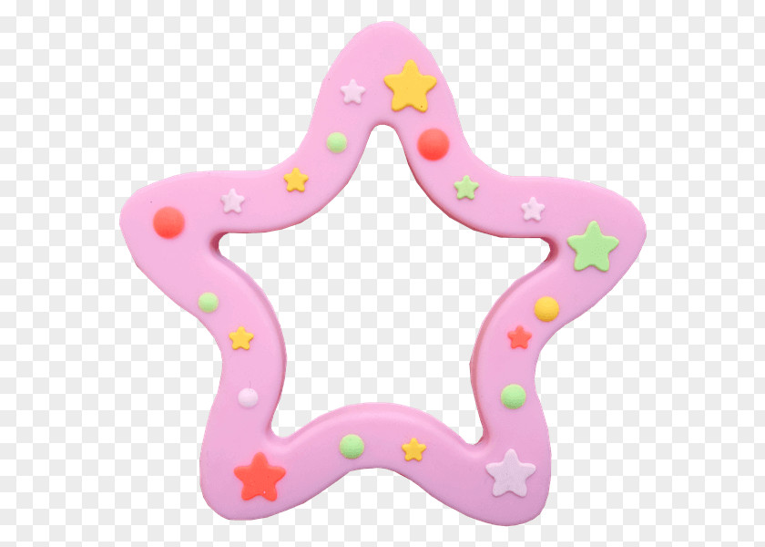 Birthday Candle Pink Star PNG