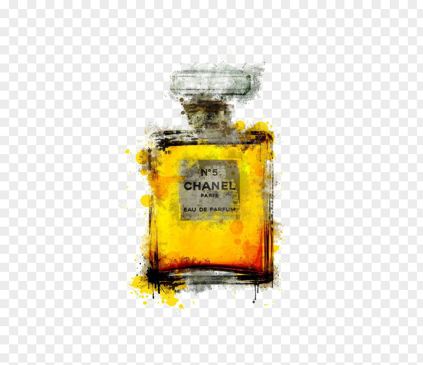 Drawing Perfume Chanel No. 5 Painting Poster PNG