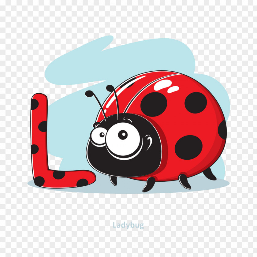 Letters And Ladybug Letter Alphabet Illustration PNG