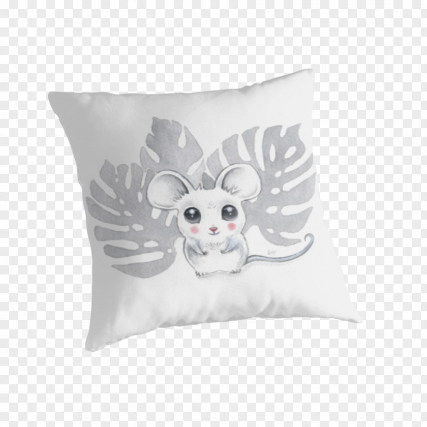 Watercolor Willow Throw Pillows Cushion Cosmetics Eyelash PNG
