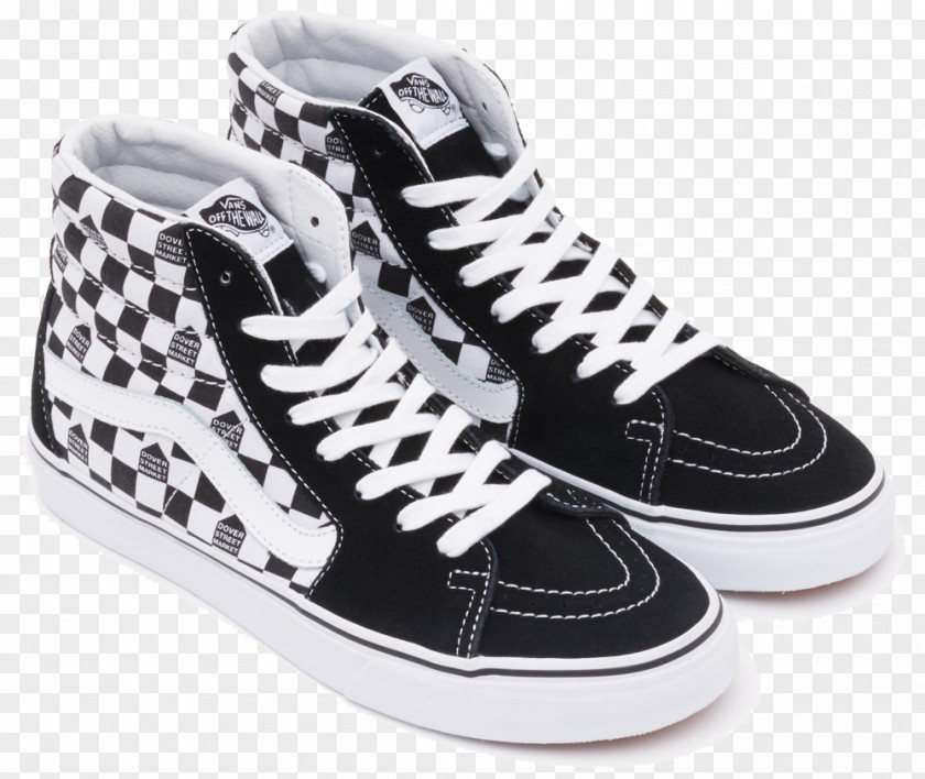 Checkered Vans Dover Street Market Sports Shoes High-top PNG