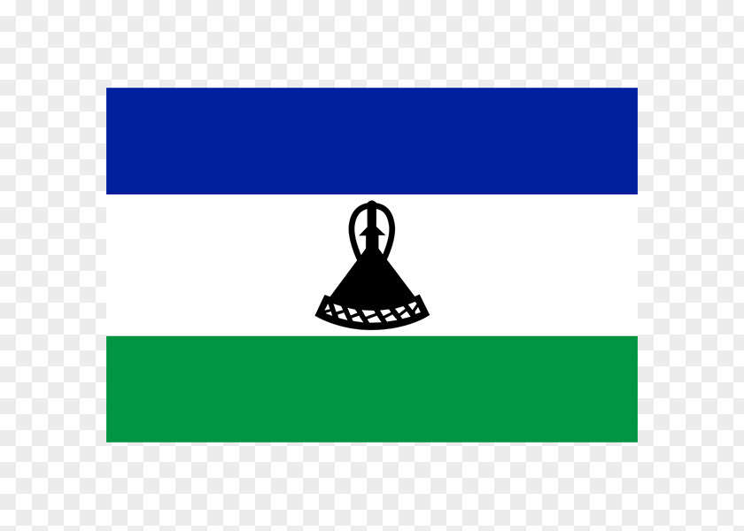 Flag Of Lesotho National Mokorotlo PNG