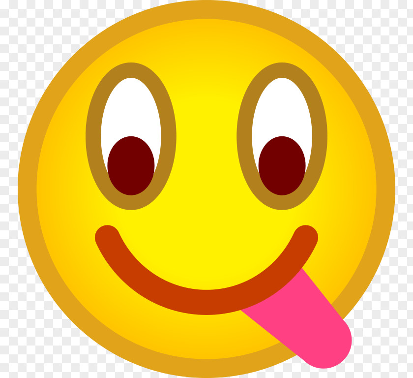 Happy Face Sticking Out Tongue Emoticon Smiley Clip Art PNG