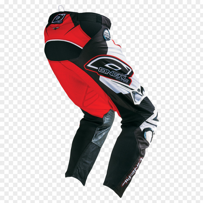 Neal H Moritz Hockey Protective Pants & Ski Shorts Red White Black PNG