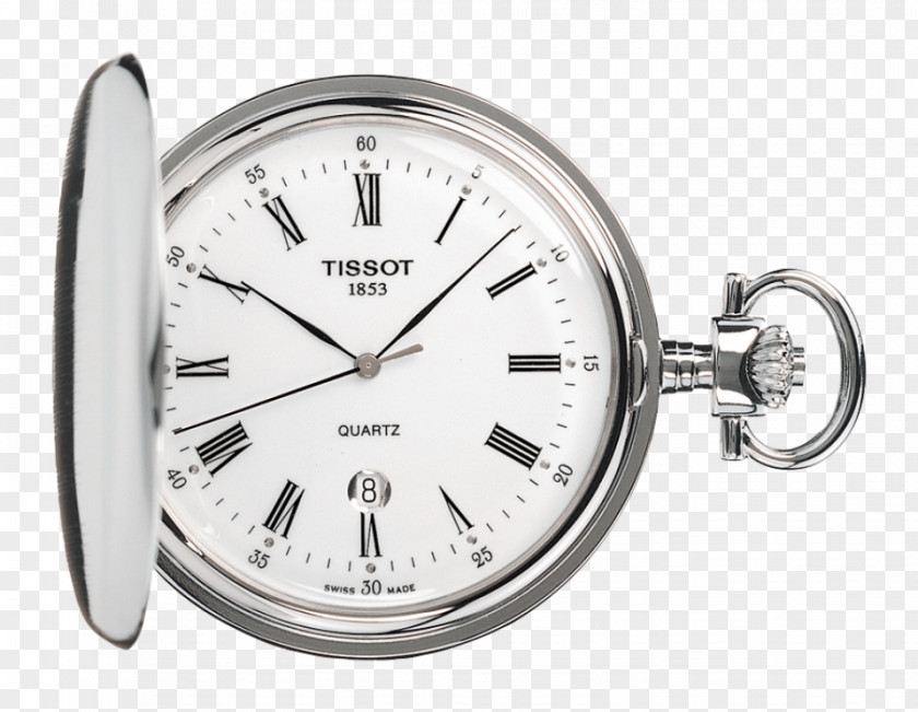 Quartz Pocket Watch Tissot Savonnette PNG