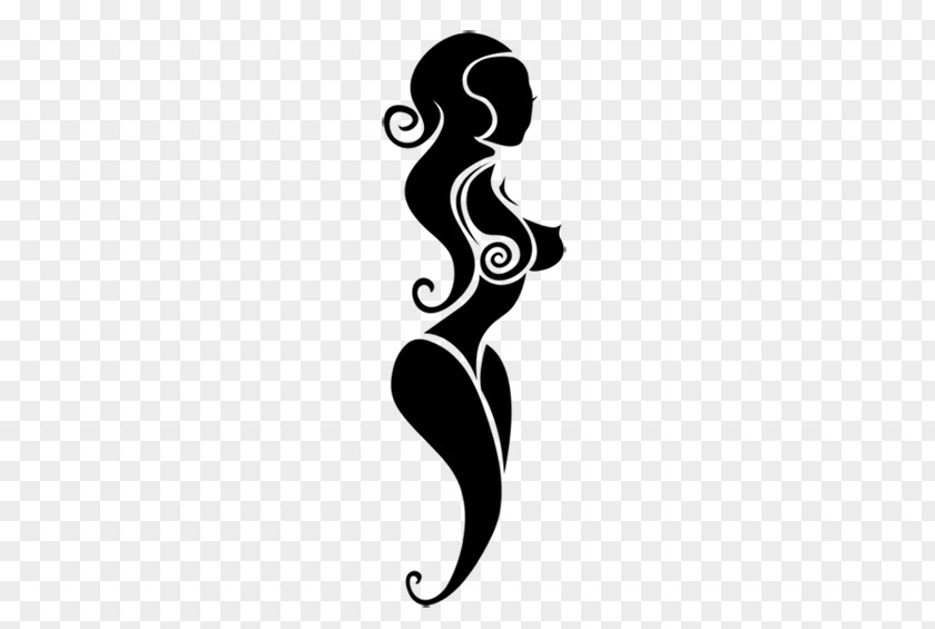 Silhouette Woman Drawing Painting PNG