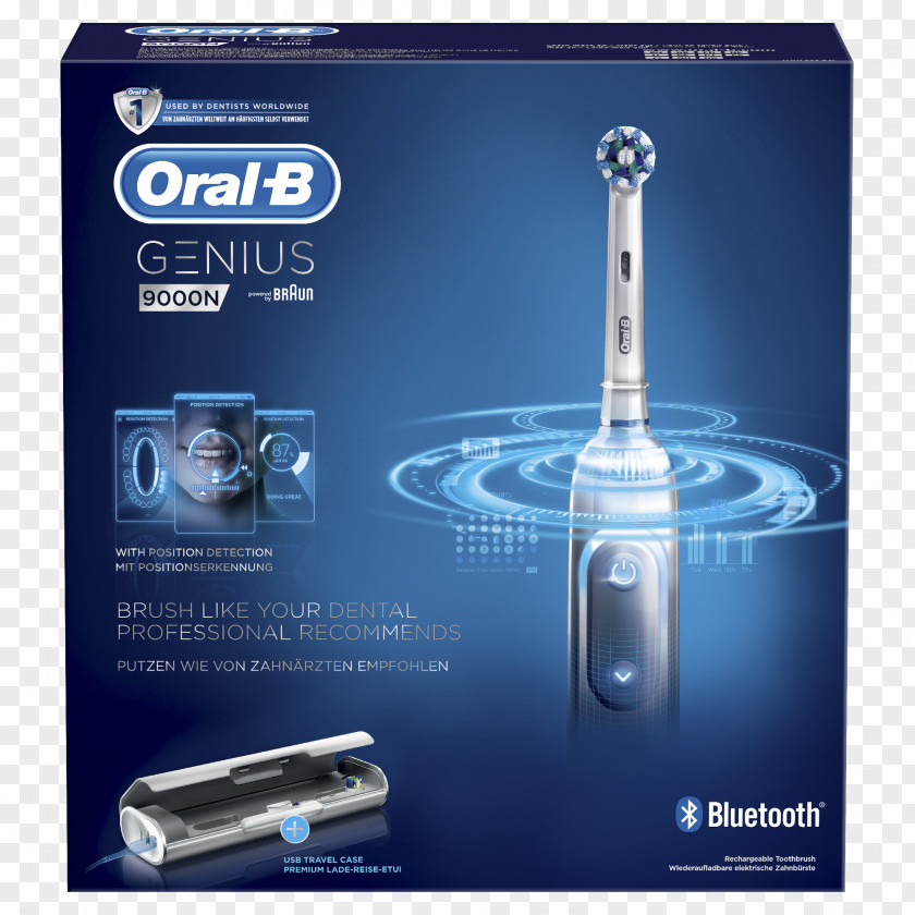 Toothbrush Electric Oral-B Genius 9000 Braun 9100 S Hardware/Electronic PNG