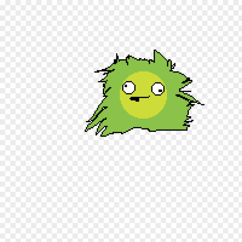 Fuzzy Cartoon Leaf Character Clip Art PNG