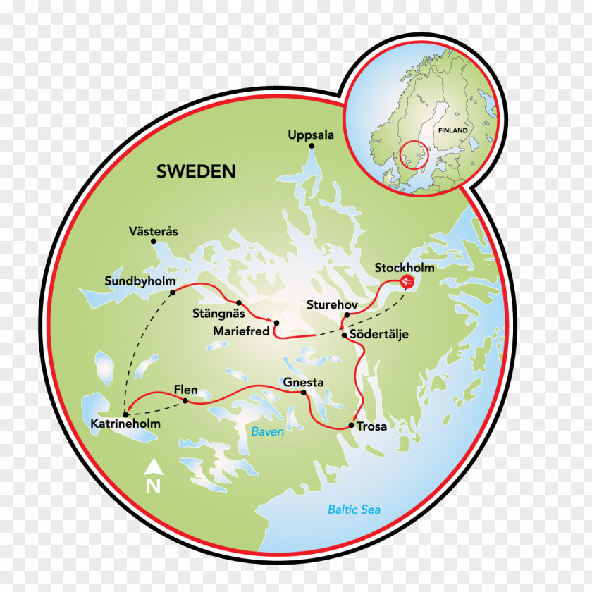 Map Trosa Maren Södertälje Canal PNG