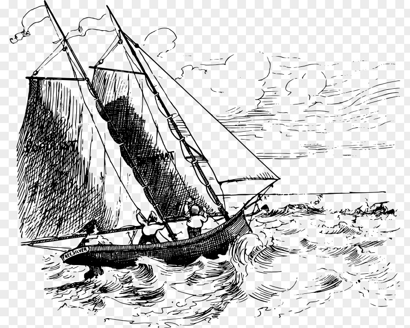 Sailing Ship Brigantine Friendship Cartoon PNG