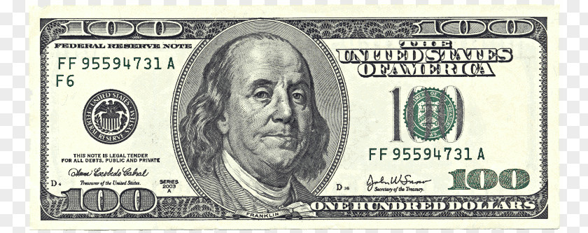 $1 Bill Cliparts United States Dollar One Hundred-dollar One-dollar PNG