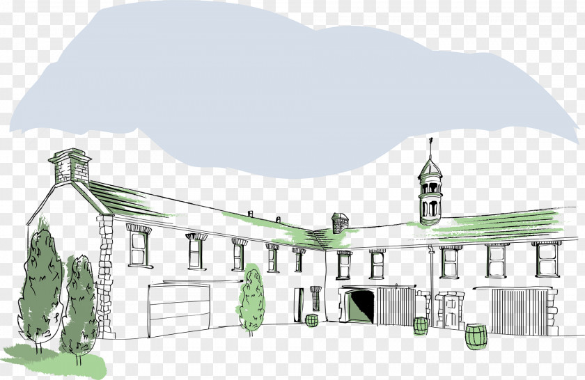 Cottage Animation Real Estate Background PNG
