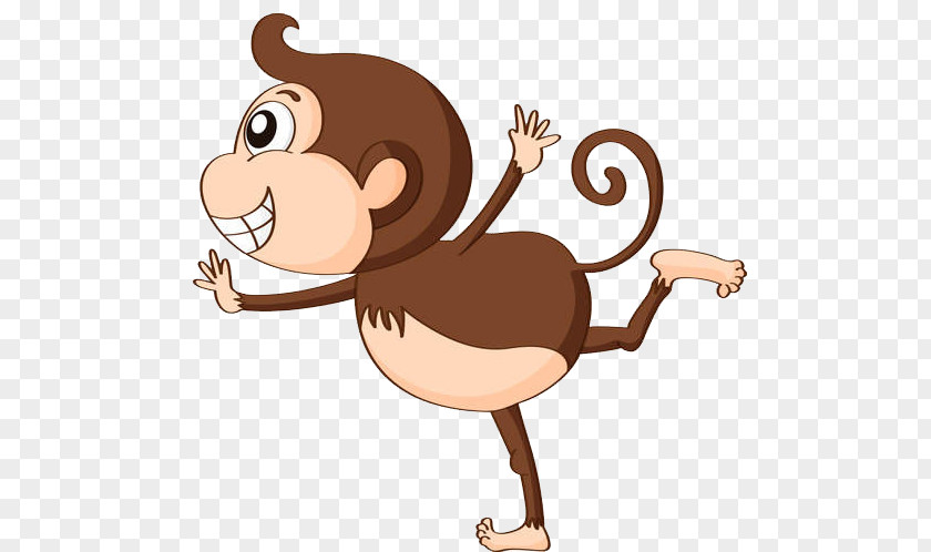 Dancing Monkeys Gorilla Ape Monkey Illustration PNG