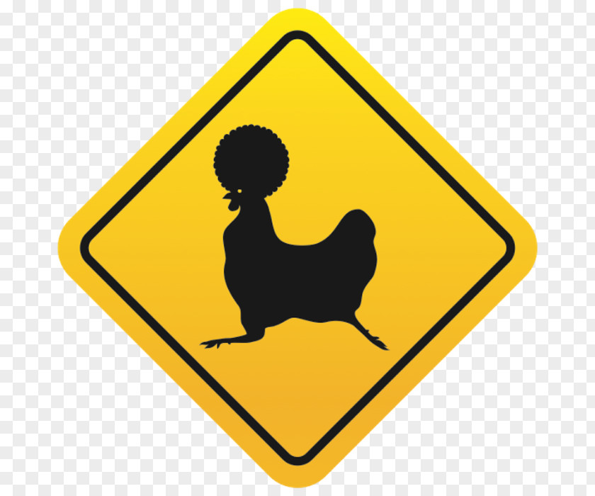 Duck Crossing Traffic Sign Warning PNG