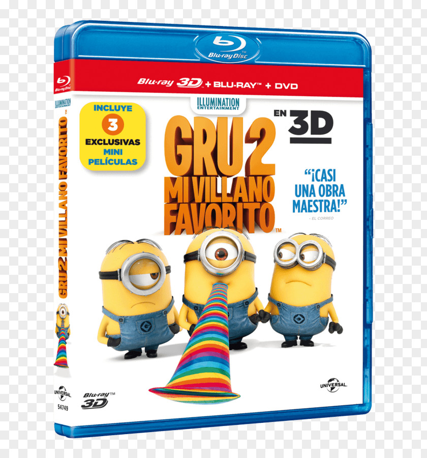 Dvd Blu-ray Disc 3D Film DVD Despicable Me PNG