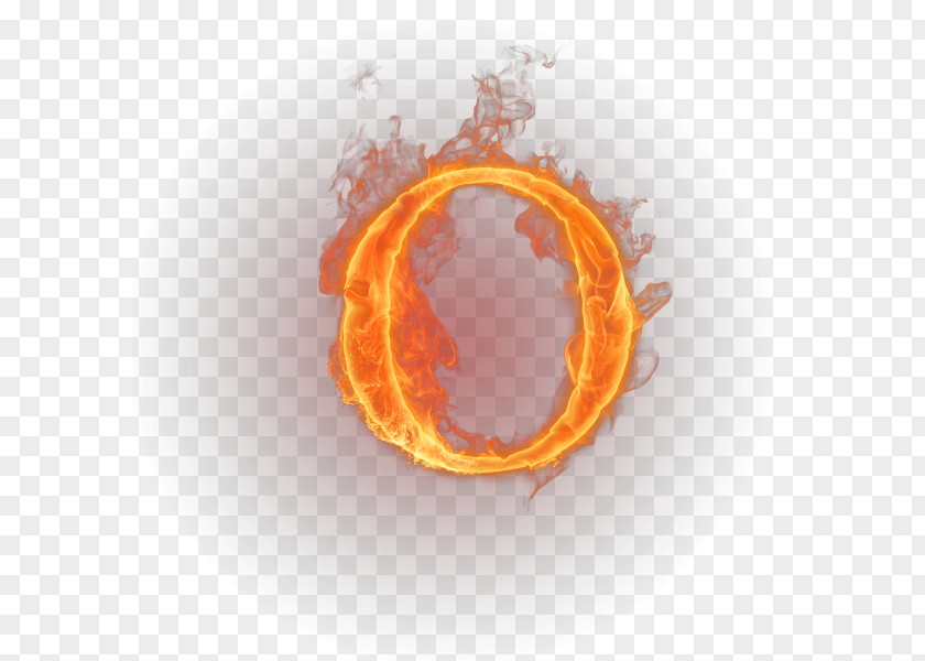 Fire Letter Flame Rendering PNG