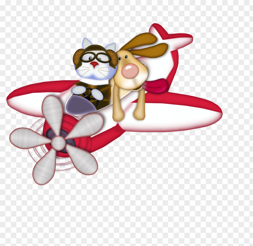 Fly Puppy Airplane Aircraft Flight Illustration PNG