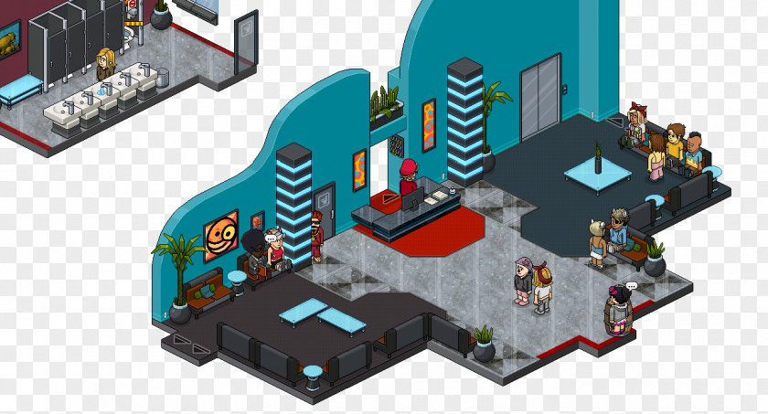 New Record Habbo Online Chat Fansite Blogger Room PNG