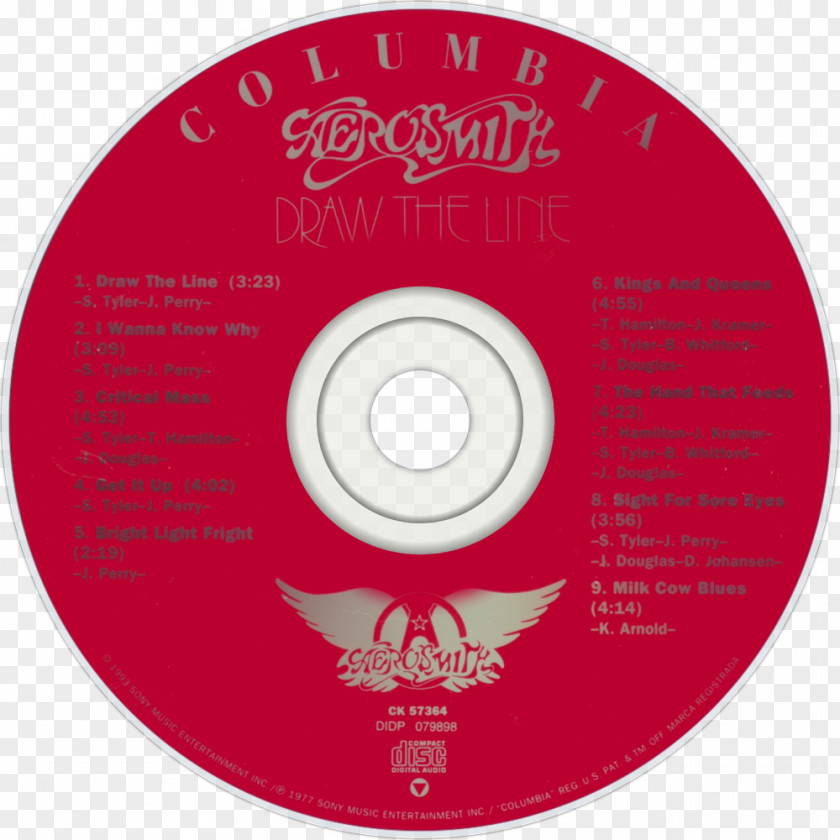 Aerosmith Classics Live I And II Greatest Hits One Way Street Compact Disc PNG