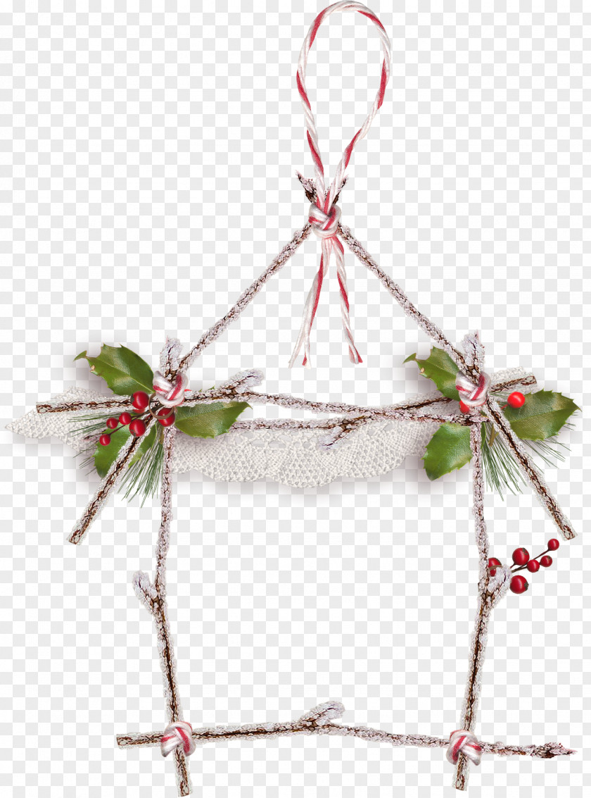 HOLLY Christmas Ornament Tree Decoration Twig PNG