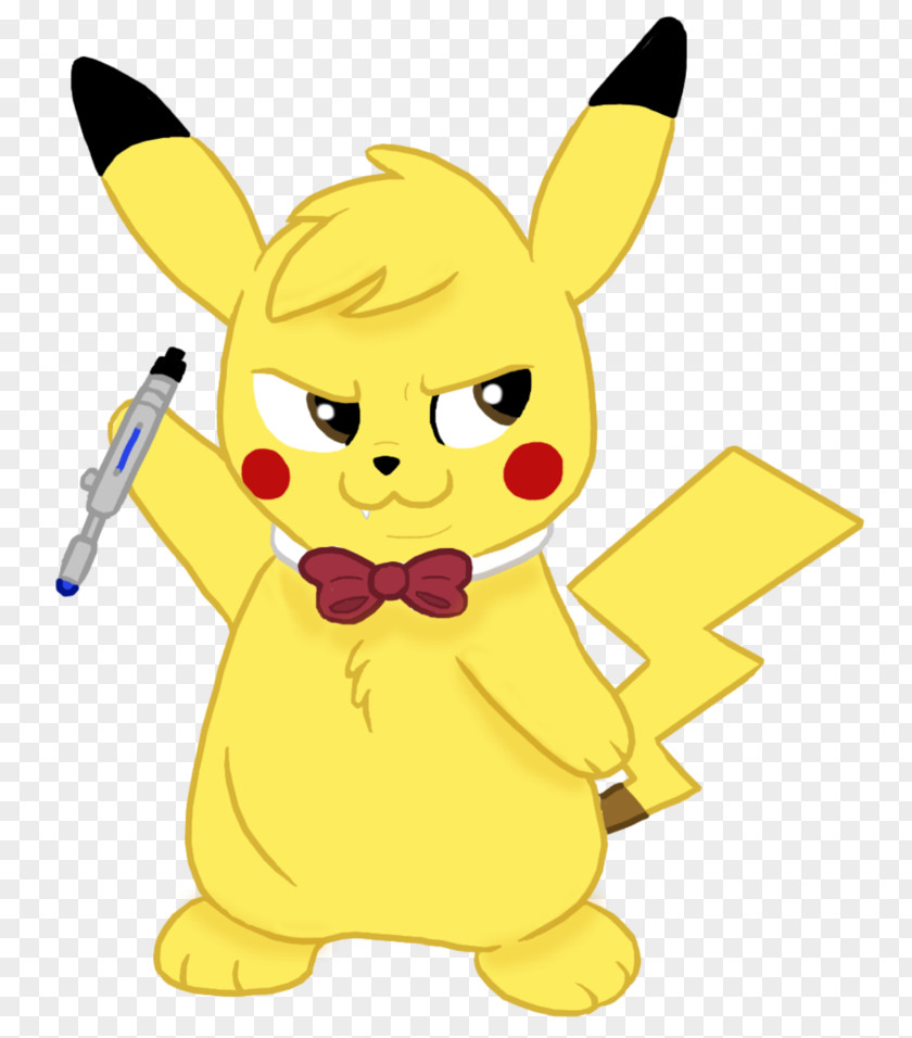 Pikachu Fan Art Tenth Doctor Pokémon Character PNG