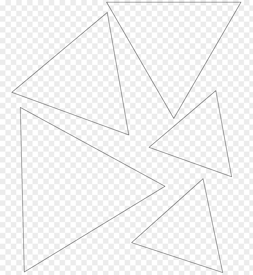 Triangle Pattern Paper Point Area PNG