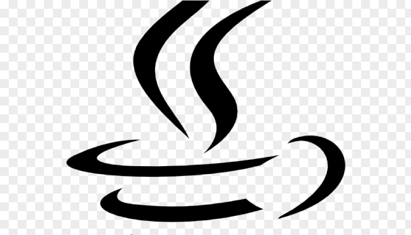 Blackandwhite Line Art Java Symbol PNG