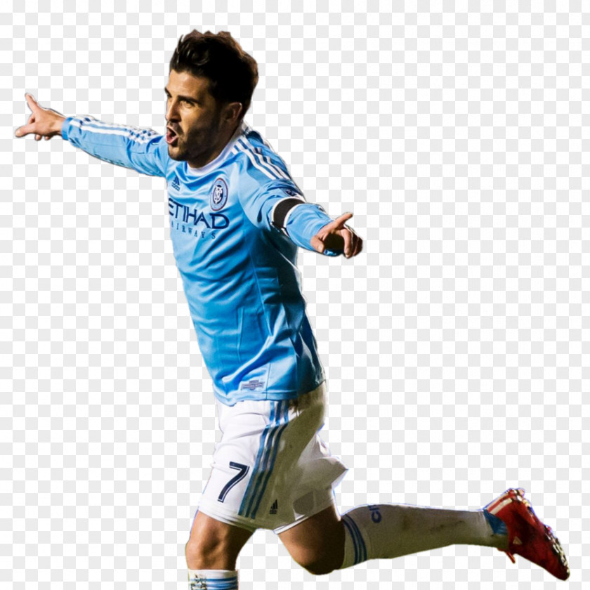 David Villa Clipart New York City FC Melbourne MLS Barcelona Orlando SC PNG
