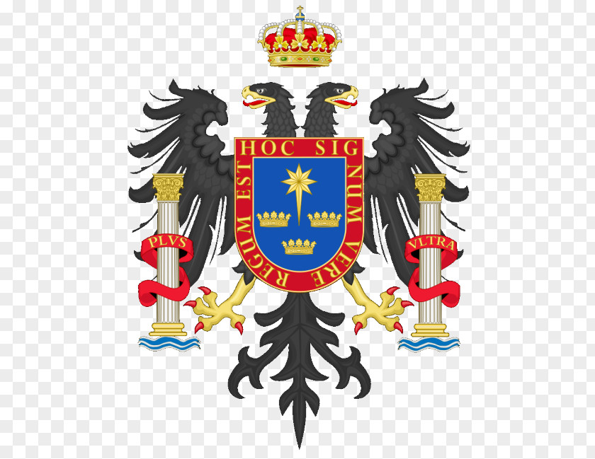 Double Headed Eagle Holy Roman Empire Spain Coat Of Arms House Habsburg PNG