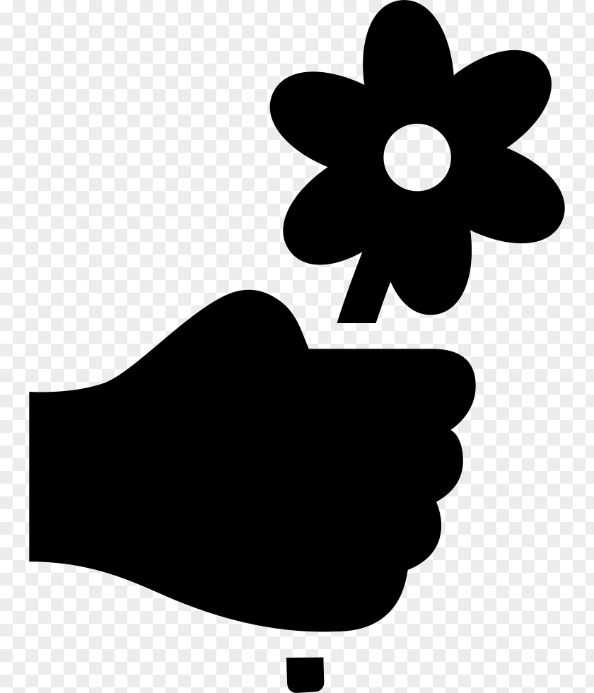 Flower Hand Symbol PNG
