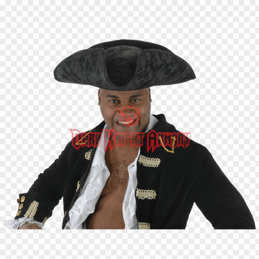 Hat Tricorne Bicorne Piracy Costume PNG