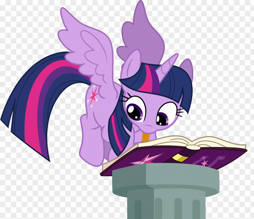 Twilight Sparkle Horse Rarity Pony Book PNG