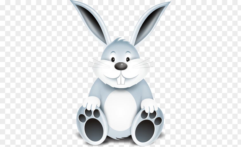 Watercolor Rabbit Easter Bunny Happiness Egg PNG