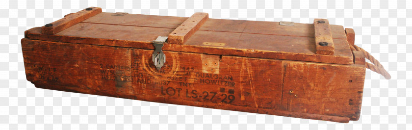 Wood Ammunition Box Crate Container PNG