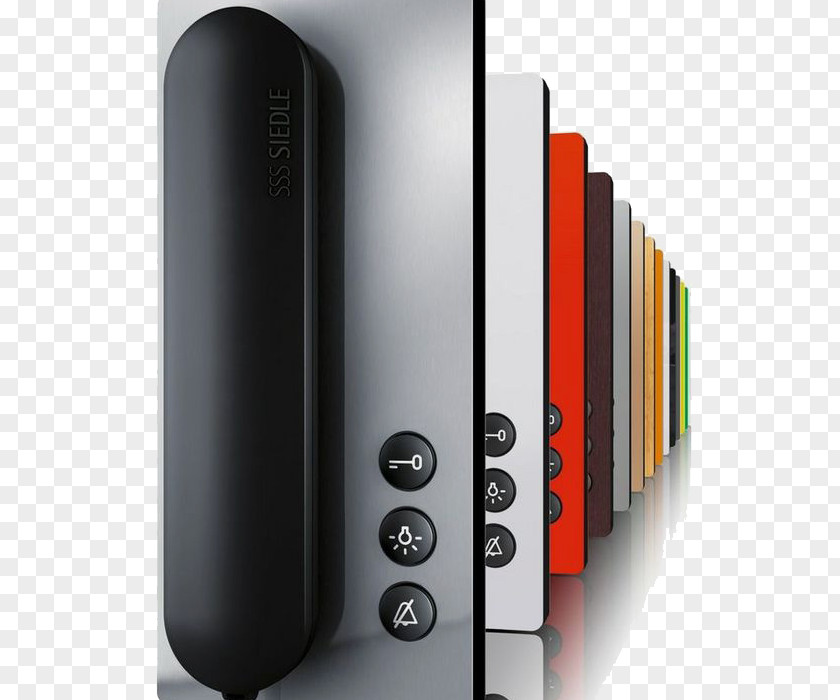 A Row Of Tablet Siedle Intercom Industrial Design System PNG