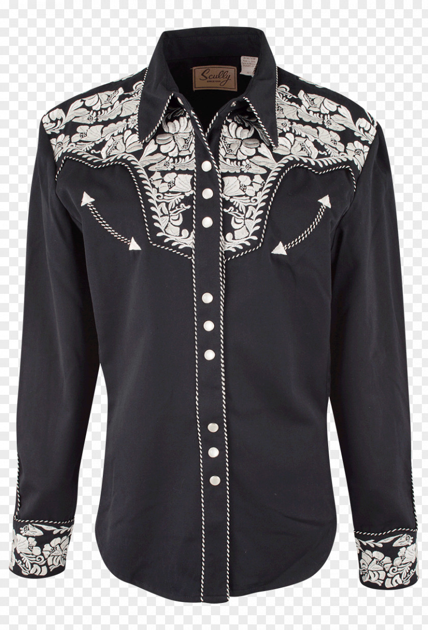 Blouse Black M PNG