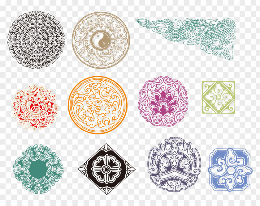 China Creative Wind History Of Motif Clip Art PNG