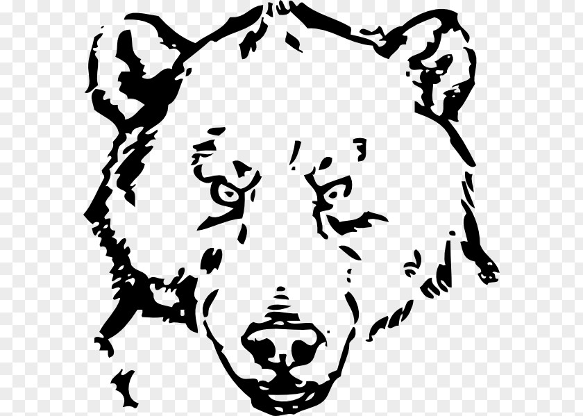 Claw Scratch American Black Bear Polar Drawing Clip Art PNG