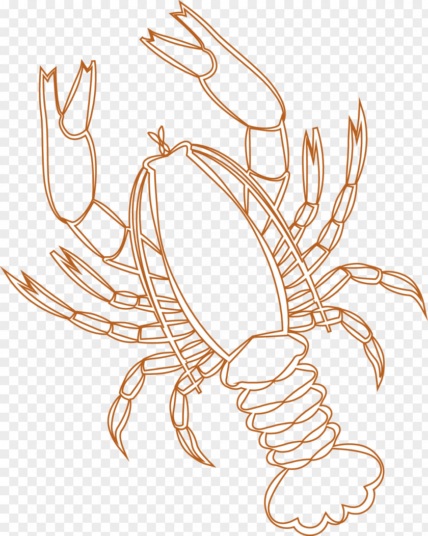 Cute Cartoon Lobster Homarus Clip Art PNG