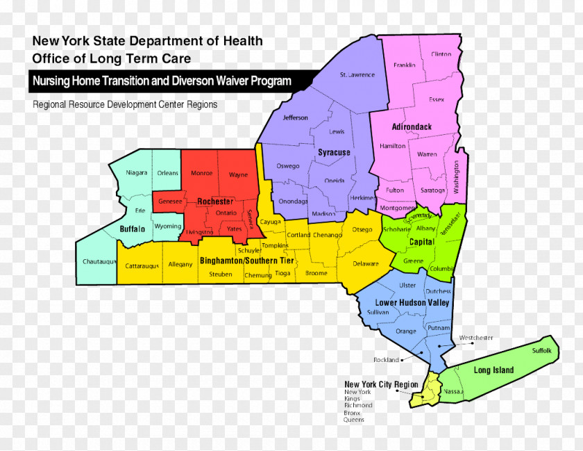 Educational Centers New York State Department Of Health Map Care Information PNG